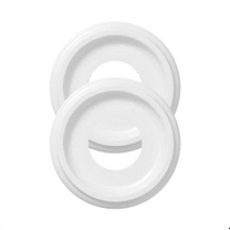 HOT 2 Packs Molded PU Ceiling Medallions 10 Inch OD X 4 ID (Fits Canopies Up To7-1/4 Inch) White