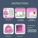 thumbnail image 4 of Alcancía Electrónica Automática, Mini Caja de Seguridad para Monedas, Caja de Ahorros, Contraseña, Cerradura con Llave, Cajero Automático, Regalo para Niños, Color Rosa, 4 of 4