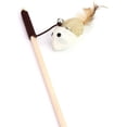 thumbnail image 3 of Uds. Poste de madera de juguete para gatos con campana, poste elástico,, 3 of 7