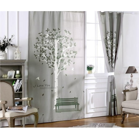Pair Home Decor 70 130cm Door Curtain Polyester Study Curtains