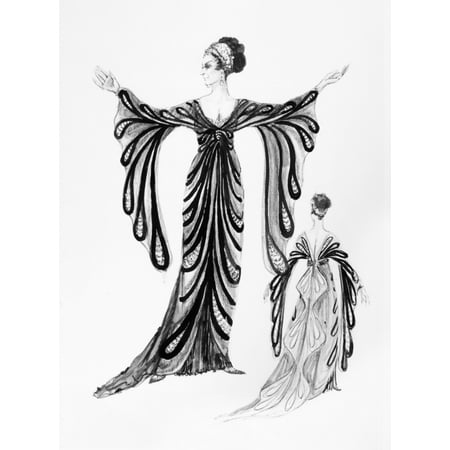 Operetta Costume Ncostume Design By Theoni V Aldredge For A 1974 New York City Opera Production Of Die Fledermaus By Johann Strauss Ii The Design Reflects French Fashion C1914 Poster Print by