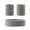 Gray, variant on Hanerdun Sports Sweat Headband Wristbands Set Unisex Workout Terry Head Bands for Running Jogging Football One Size