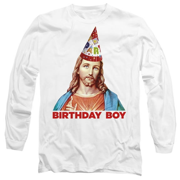 Christmas Jesus Birthday Boy Unisex Adult Long-Sleeve T Shirt