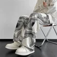 thumbnail image 5 of Pantalones holgados informales para hombre, pantalones holgados para hombre, anchos, rectos, de talla grande, ropa de bajo precio, estilo vintage, Xxxl, ropa de calle larga y barata, 5 of 5
