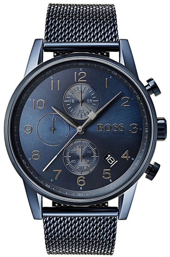 mens hugo boss navigator gq edition chronograph watch 1513538