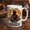 Black, variant on Coast Guard Mug Gift, Personalized Hero Coffee Cup for Dad Husband or Veteran