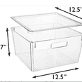 thumbnail image 6 of Plastic Storage Bins with Lids XL – Perfect Kitchen Organization or Pantry Storage – Fridge Organizer, Pantry Organization and Storage Bins, Cabinet Organizers, 6 of 6