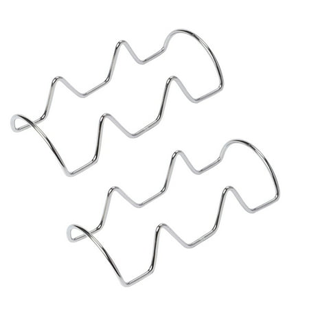 

Homemaxs 2PCS Stainless Steel Taco Rack Mexican Pancake Rack Tray Taco Holder for Hard Taco Shells