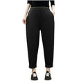 thumbnail image 2 of Roncen Women's Casual Harem Pants - High Waist Loose Fit Trousers with Petite Sizing for Comfortable Style, 2 of 7