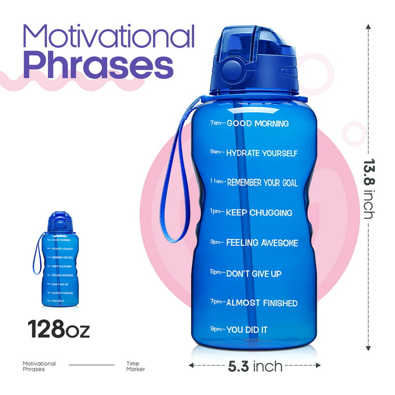 Giotto Large Motivational Water Bottle Review