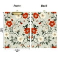 thumbnail image 5 of FORMRS Acrylic Clipboard with Low Profile Clip Standard A4 Letter Size, 12.5" x 9", Red and White Floral Pattern, 5 of 8