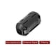 thumbnail image 5 of Filtros de supresión de ruido RFI EMI de clip en anillo de núcleos de ferrita de 10 piezas de Unique Bargains, color negro, 4.7-6.7mm, 5 of 5