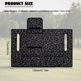 thumbnail image 5 of Psesaysky Universal Golf Cart Seat Covers, Seat Blanket with 4 Pockets and Non-Slip Backing for EZGO TXT/RXV & Club Car DS/Precedent, Breathable, All-Season Comfort (Black Leopard), 5 of 8