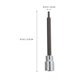 thumbnail image 2 of NUOLUX 1Jgo Adaptador Para Taladro Llave Tipo Tubular 3 8 Plata Para Uso Industrial, 2 of 7