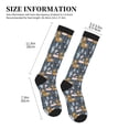 thumbnail image 2 of Picia Llama and Cactus Printed Sports Compression Socks - 15-20mmHg Graduated Compression, High-Performance Soft and Breathable Socks for Men and Women, 2 of 5