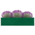 thumbnail image 2 of vidaXL Raised Garden Bed Planter Pot Flower Box Outdoor Galvanized Steel Green, 2 of 90
