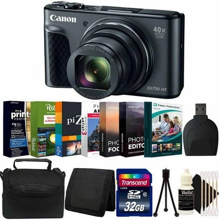Canon Powershot Sx730 Hs 20 3mp Digital Camera Black With Photo Editing Software Kit Canon Powershot Sx730 Hs 20 3mp Digital Camera Black With Photo Editing Software Kit