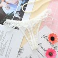 thumbnail image 1 of Lingerie pour Femmes Femmes en Forme de Coeur Fesse Ouverte Taille Basse Femmes T-Slips Sous-Vêtements Femmes, 1 of 4