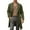 A-Army Green, variant on Trench Coat for Mens Fall Winter Overcoat Casual Outerwear Jacket for Daily Wear Men's Fashion Army Green Size: L