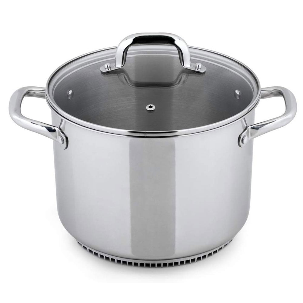 Turbo Pot RS3004 8.1 Quart Large Heavy Duty Stainless Steel Cooking