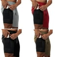 thumbnail image 1 of Men's Bodybuilding Workout Shorts Lightweight Comfortable Non-restrictive Quick Drying Gym Training Short Running Athletic Jogger with Pockets, 1 of 8