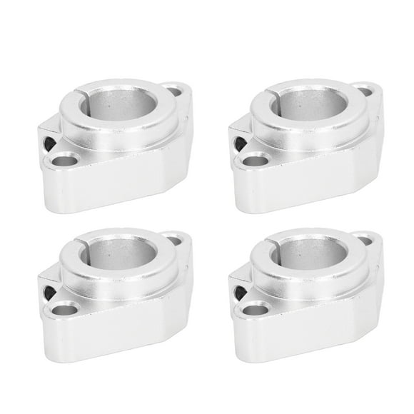 Linear Motion Rail Support,4 Pcs Rail Guide Guide Shaft Support Rail Guide Support Smooth Operation
