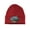 Red, variant on Shark Patch Cuffed Beanie - Black
