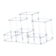 thumbnail image 1 of Organizador de exhibición de acrílico para figuras, coleccionables y salas de estar. L transparente, 1 of 9