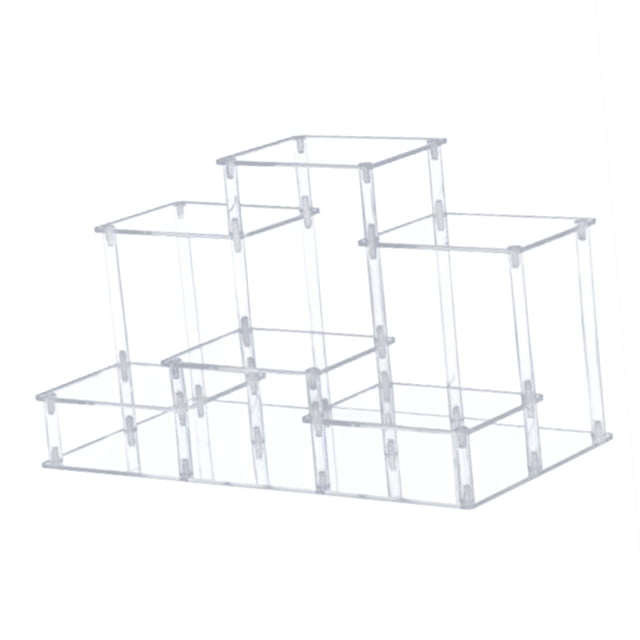 Acrylic Display Stand Display Riser for Figures Collectibles Home Decoration Transparent S
