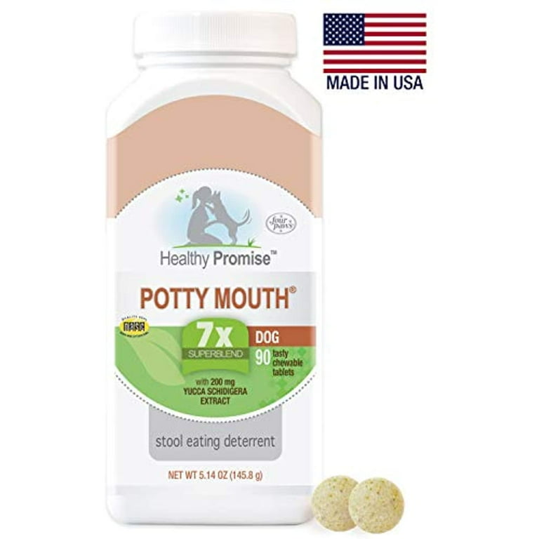 Four Paws Healthy Promise Potty Mouth Supplement for Dogs