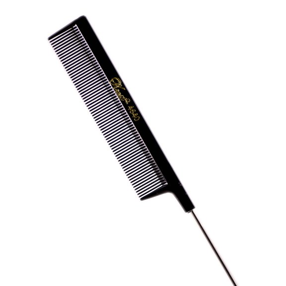 Option : #4640 / 8" , Krest Fine Tooth Perm Comb , Hair Scalp Head - Pack of 1 w/ SLEEKSHOP Teasing Comb