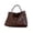 Coffee, variant on breaise Tote Bag,PU Leather Large Shoulder Bag Women's Totes Work Bag for Commute Travell