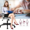 thumbnail image 3 of Silla de oficina BestOffice ergonómica con respaldo medio, giratoria, gris, 3 of 9