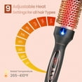 thumbnail image 5 of Suerbeaty Curling Iron Brush for Blowout Look, 9 Heat Temps Hot Ionic curling iron 1 1/2 inch Dual Voltage for Traveling, 5 of 9