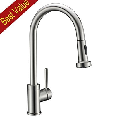 Solid Stainless Steel Pull Down Kitchen Faucets Solid Stainless Steel Pull Down Kitchen Faucets