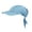 Light blue, variant on Women Retro Floral Towel Cap Turban Baseball Hat Wrap Fit Hat