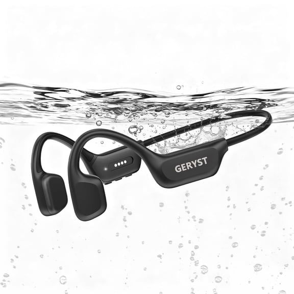 Bone Conduction Headphones, IPX8 Waterproof Swimming Headphones, Open Ear Earphones with MP3 Mode 8GB Memory up to 12 Hours Playtime, Bluetooth 6.0 Sports Earbuds Secure Fit for Running and Fitness