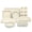 Linen, variant on Martha Stewart Gallen 10 Piece Baking Pans Ceramic PFA Free Non Toxic Non Stick Bakeware Set - Taupe