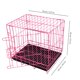 thumbnail image 2 of BESTYASH Casa Jaula Plegable De Hierro Color Rosa Para Mascotas Cómoda Y Fácil De Transportar, 2 of 6
