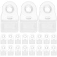 thumbnail image 1 of LOLIPPYY 20Pcs Clear Mirror Holder Clips for Glass Cabinet and Window Panel Support, 1 of 6
