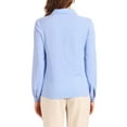 thumbnail image 3 of INSPIRE CHIC Textured Shirt for Women's Long Sleeve Work Office Button Down Shirts, 3 of 5
