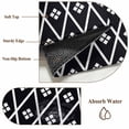 thumbnail image 4 of Minimalist Art Area Rug 6x9 Washable Rug Non Slip Boho Abstract Floral Lattice Black Large Area Rug Soft Stainresistant Indoor Floor Carpet for Living Room Bedroom Home Office Dining Room Nursery, 4 of 9