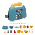 thumbnail image 3 of SUTENGDA 19pcs Children‘s Play House Toy  Simulated Bread Machine  Kitchen Cooking Set  Simulated Kitchen Utensils  Little Girl Gift (some Accessories Are Randomly Styled), 3 of 6