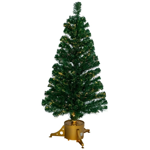Northlight 4' Pre-Lit Color Changing Fiber Optic Artificial Christmas Tree