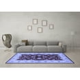 thumbnail image 3 of Ahgly Company Indoor Rectangle Oriental Blue Industrial Area Rugs, 6' x 9', 3 of 4