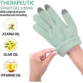 thumbnail image 5 of SPA Gloves for Dry Hands Overnight Moisturizing Gloves with Good Lining, Touch Screen Moisturizing Gloves for Women & Men Reusable Cotton Gloves for Sleeping, 5 of 7