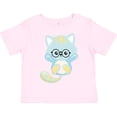 thumbnail image 3 of Inktastic Blue Cat, Cute Cat, Little Cat, Kitten, Eyeglasses Boys Toddler T-Shirt, 3 of 5
