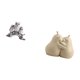 thumbnail image 5 of Figuras de animales artificiales, artesanías, sujetalibros decorativos, estatuas de y resina, soportes para sujetalibros, adecuados para la, 5 of 8