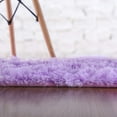 thumbnail image 7 of LOCHAS Round Fluffy Area Rugs Soft Rug for Living Room Bedroom Kids Nursery Home Decor Shaggy Carpet 6 Feet, Purple, 7 of 7