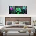 thumbnail image 2 of Erosebridal Video Game Theme Canvas Wall Art Set of 3 Teens Room, Gamer Gaming Wall Decor for Kitchen, Green, 2 of 5